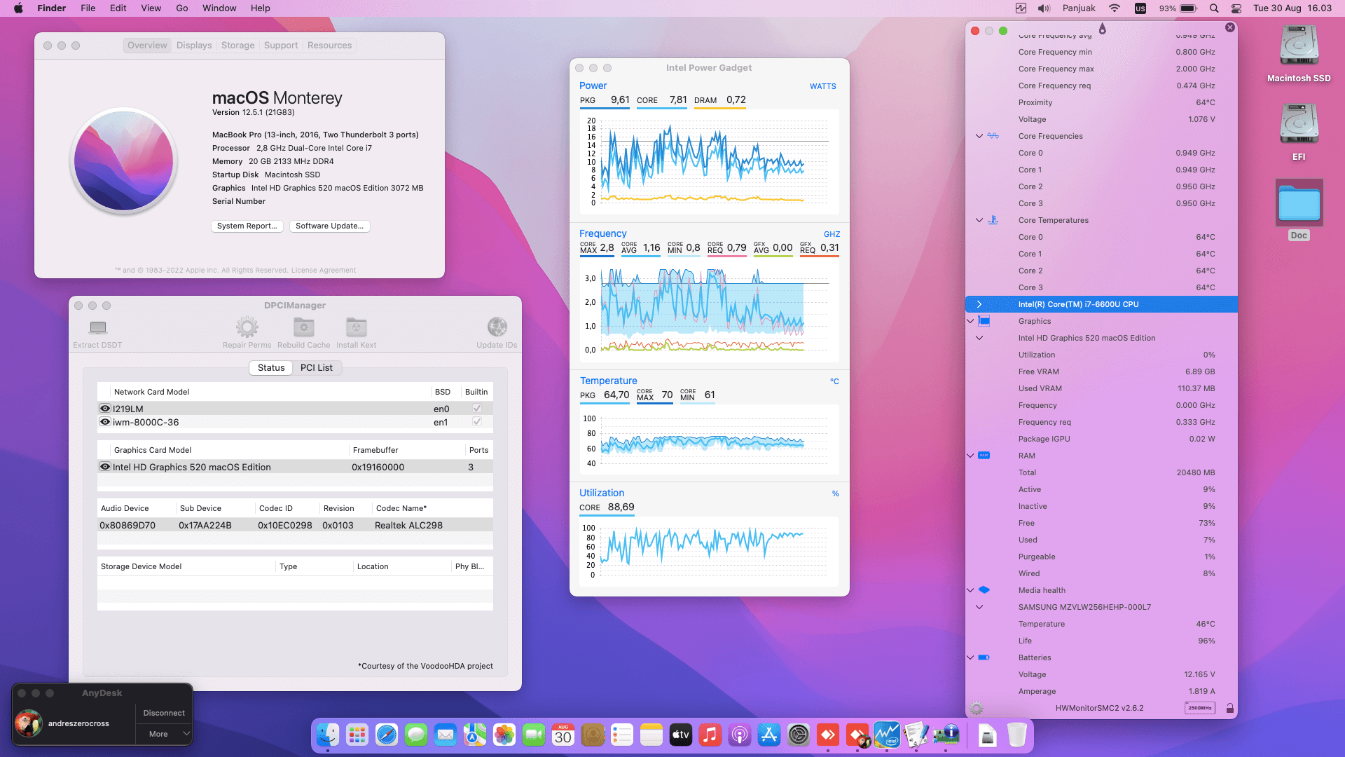 Lenovo Thinkpad T470S [SkyLake   Intel HD 520 + PS2 SMBUS]   OpenCore 1